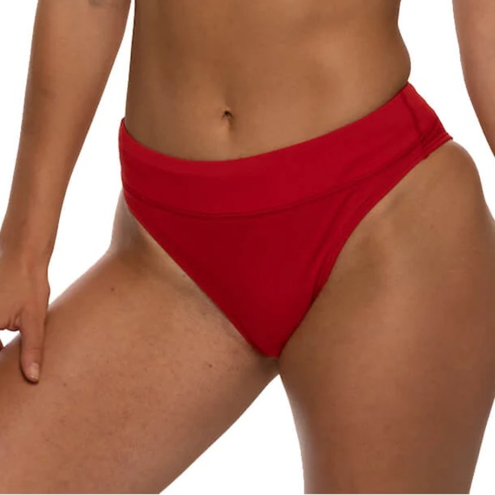 Jolyn Clothing Red Bikini Bottom
